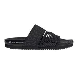 Adidas x Stella McCartney Leopard Print STELLA-LETTE  Slide Sandals